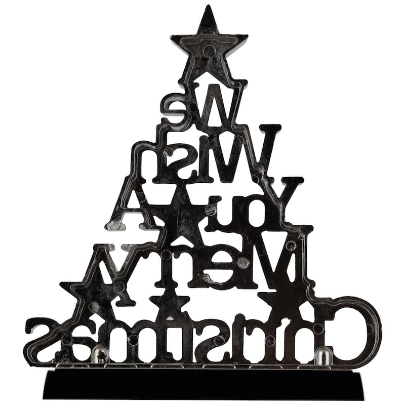 We Wish You a Merry Christmas Tree Stocking Holder - 6.25"