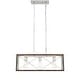 preview thumbnail 40 of 48, Acroma 3 - Light Linear Modern Farmhouse Rectangle Chandelier - N/A