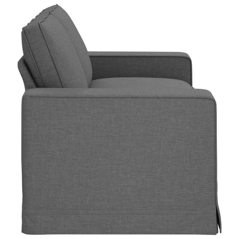 vidaXL Sofa Dark Grey in Fabric