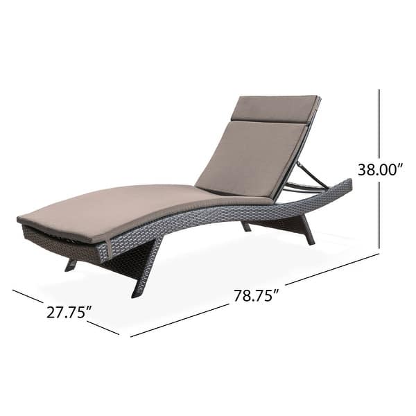 dimension image slide 3 of 7, Vilano 3-piece Outdoor Cushioned Lounge Set by Havenside Home