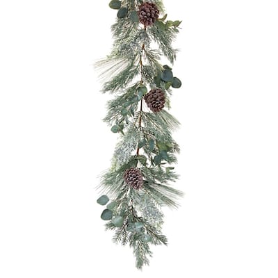 Pine and Eucalyptus Garland (Set of 2) - Green