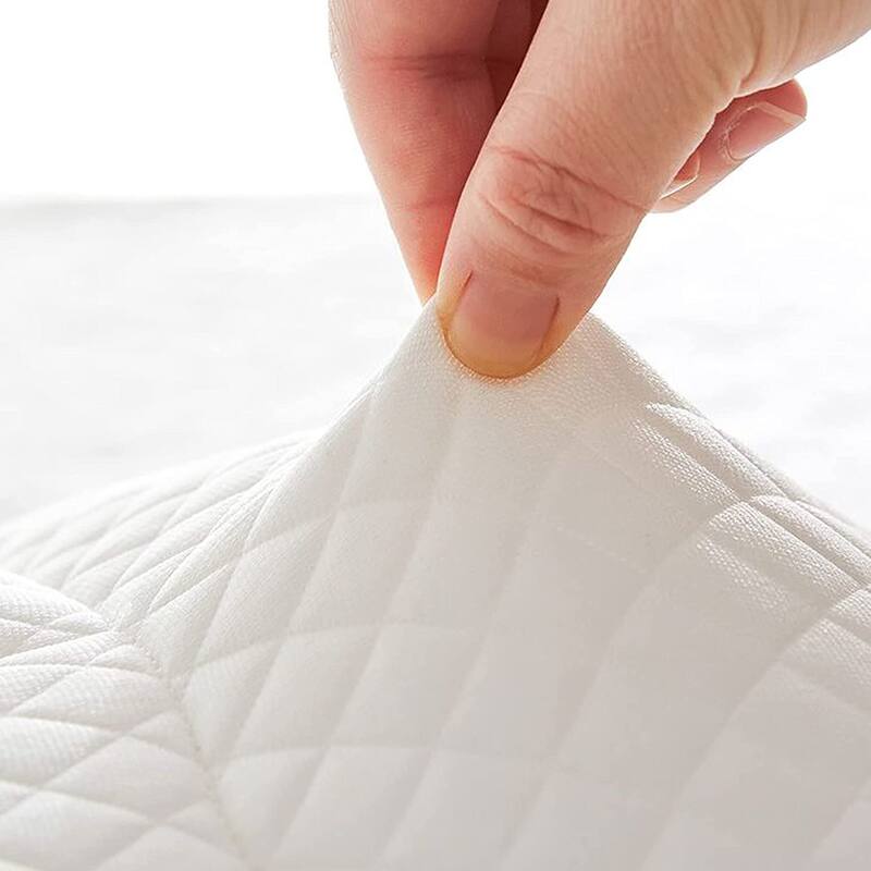 KASENTEX Foam Pillow Medium Support Low Loft Slim Contour with Waterproof Tencel Cover