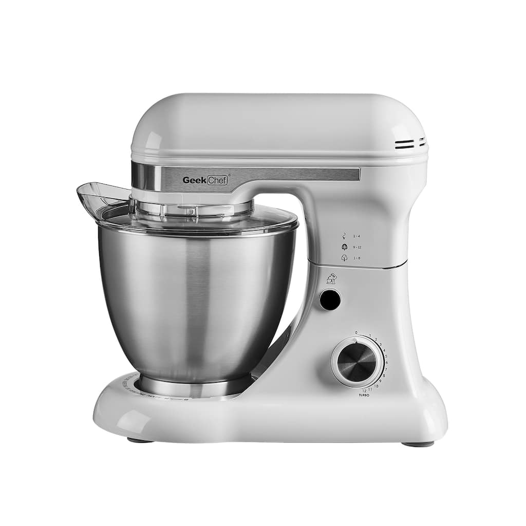 Anmytek Tilt-Head 4.8QT 12 Speed High Performance Electric Stand Mixer with Dough Hook Whisk Beater Bowl