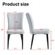 preview thumbnail 23 of 23, Modern minimalist 4-piece set of faux leather dining chairs and office chairs