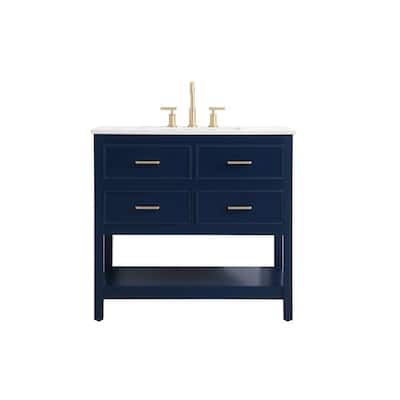Elegant Lighting VF19036 Sinclaire 36" Free Standing Single Basin