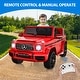 preview thumbnail 2 of 13, Kids Ride On Car Licensed Mercedes-Benz Electric Car LED Lights Music