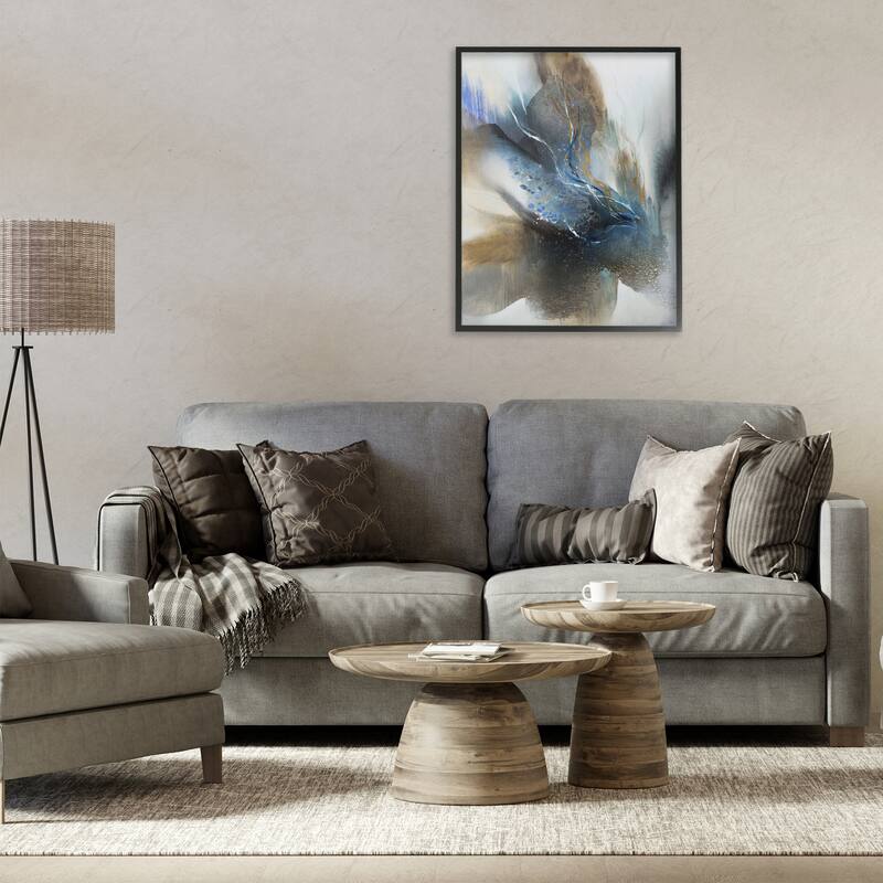Stupell Solemn Neutral Atmosphere Framed Giclee Art Design By K. Nari
