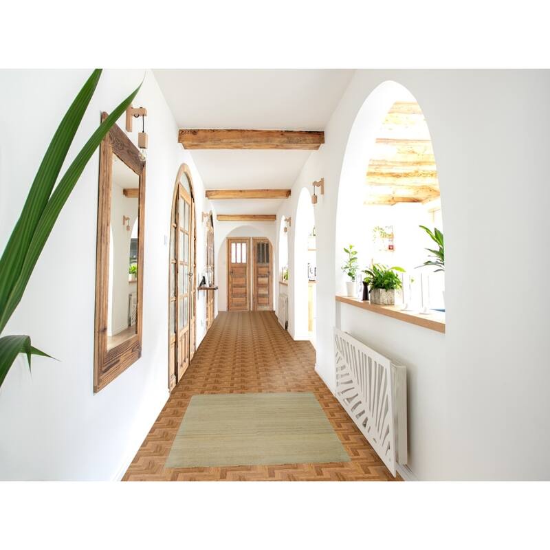 Gabbeh Oriental Accent Rug Hand-Knotted Wool Carpet - 2'9"x 4'2"