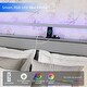 preview thumbnail 6 of 5, Queen Size Metal Platform Bed Frame with Functional Headboard Shelf and Built-in Charging Ports, LED Lighting