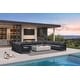 preview thumbnail 26 of 75, PURPLE LEAF Caesar Outdoor Couch with 9.6" Thick Cushion and Table for Yard Porch Deck, Grey Outdoor Patio Conversation Sets 11 Seats - U-shaped