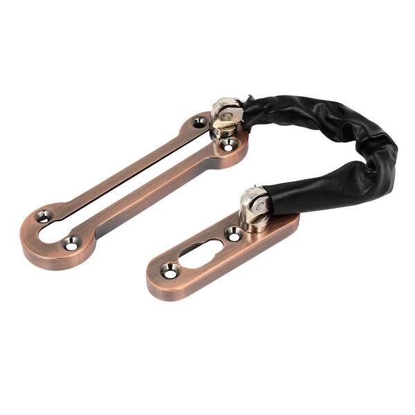 Shop Home Door Slide Bolt Chain Security Lock Guard Copper Tone