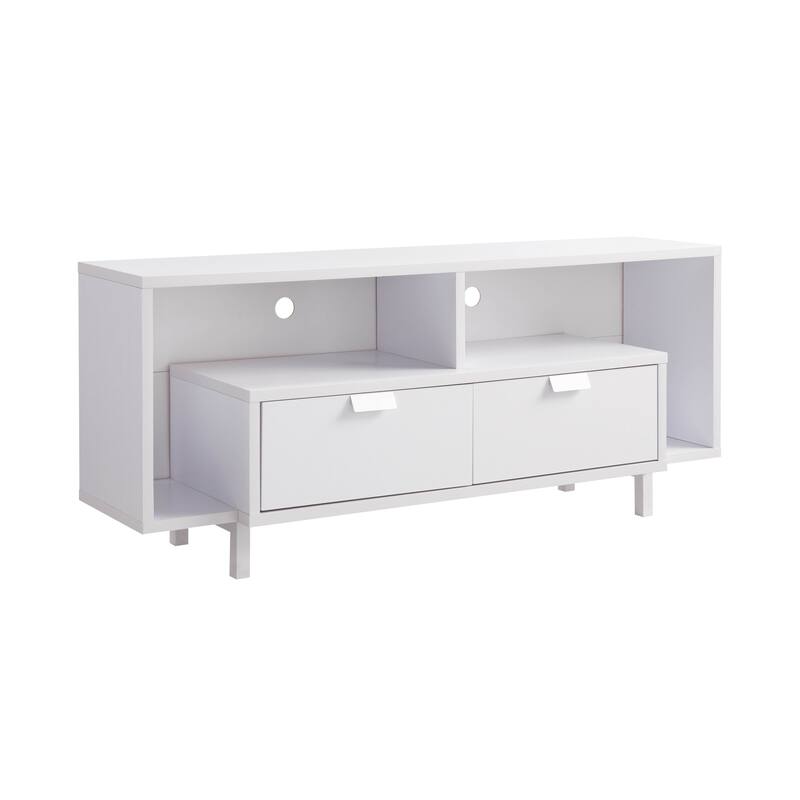Beautiful Appearanc Wooden TV Stand - White