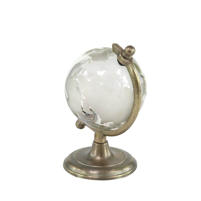 White Aluminum Traditional Globe