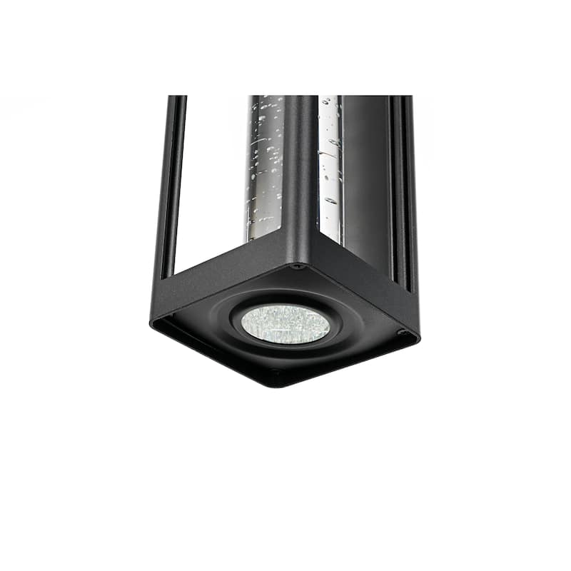Julius LED Outdoor Wall sconce in Black