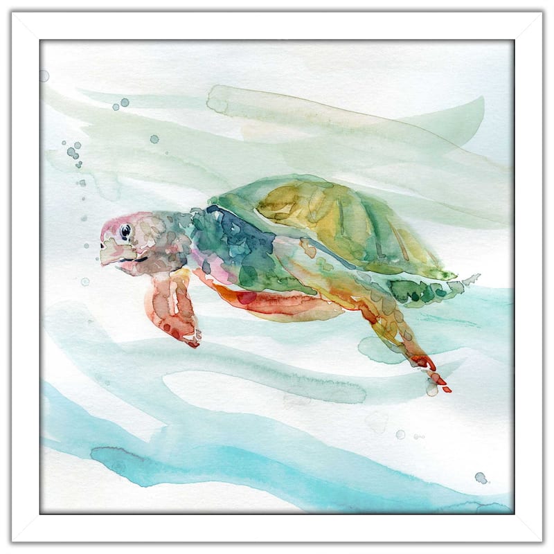 "Turtle Tropics II" by Carol Robinson Print on Acrylic