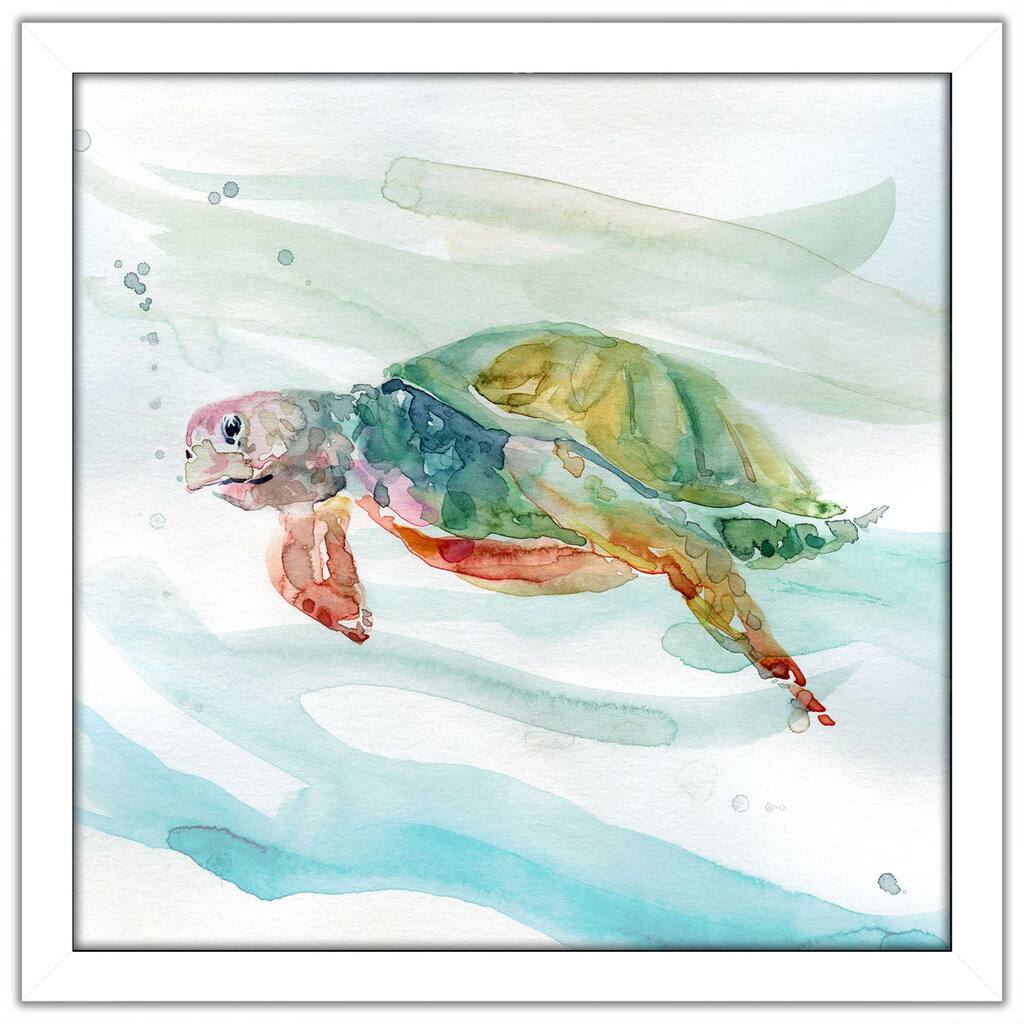 "Turtle Tropics II" by Carol Robinson Print on Acrylic