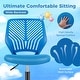 preview thumbnail 22 of 41, Height-adjustable Ergonomic Kids Desk Chair with Universal Casters-Blue