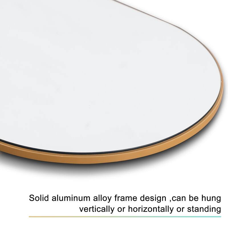 Arched Mirror Full-length Floor Mirror with Standing