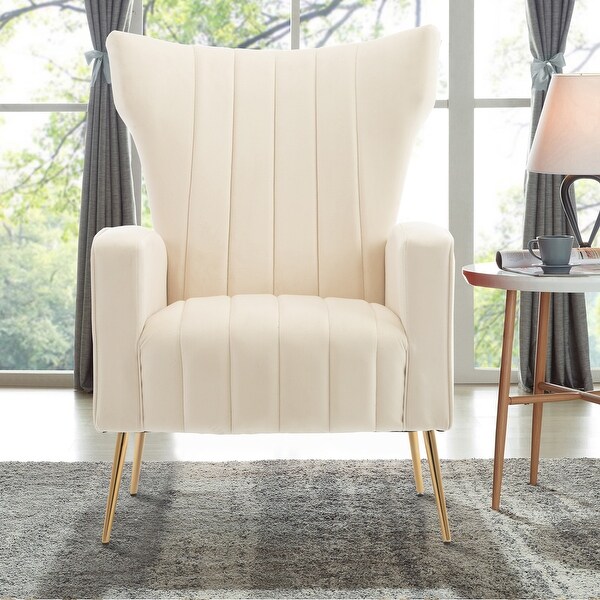 Modern Velvet Accent Living Room Arm Chair. Opens flyout.
