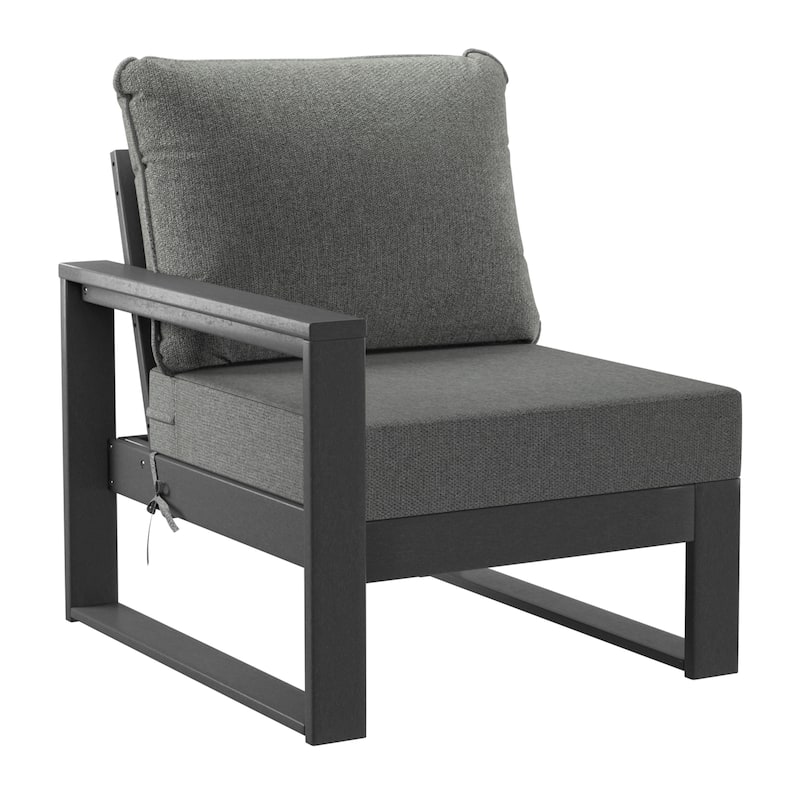 Endless Outdoor Patio Love Seat with Gray Frame