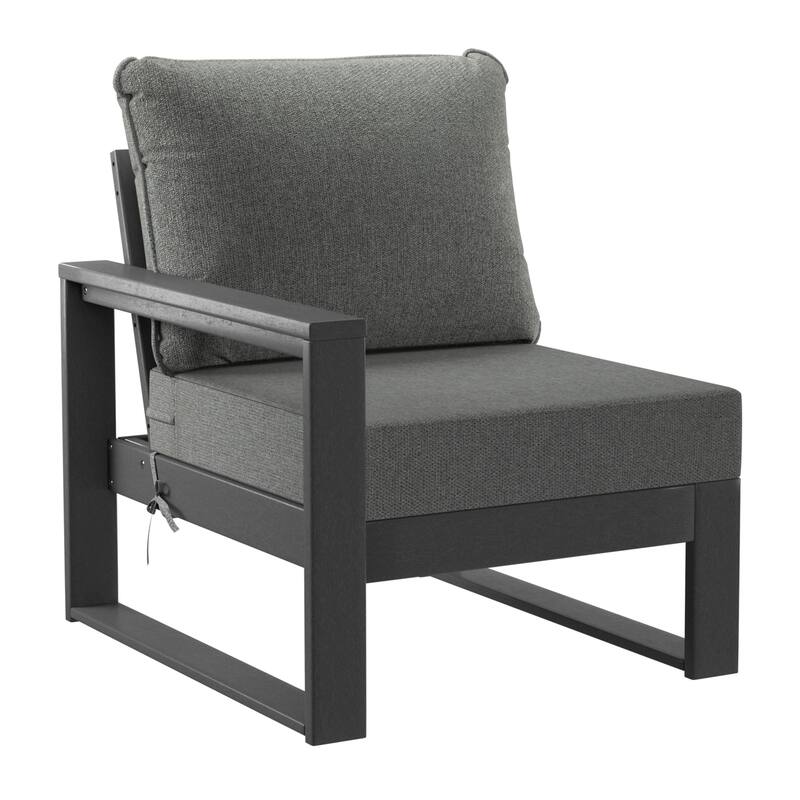 Endless Patio 5-Piece Deep Seating Set with Ottoman with Gray Frame