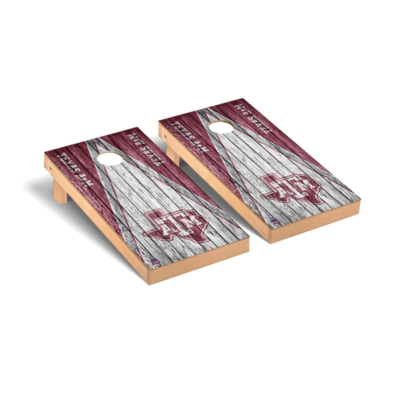 Texas A&M Aggies 2x4 Pro Cornhole Boards - V8 - Include LED Lights