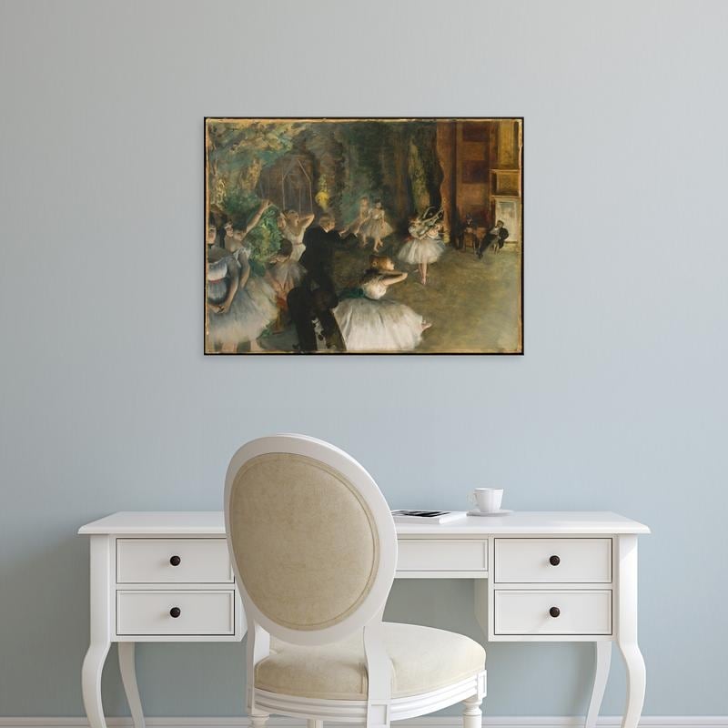 Shop Easy Art Prints S The Rehearsal Of The Balley On Stage Premium Canvas Art On Sale Free Shipping On Orders Over 45 Overstock 25757100