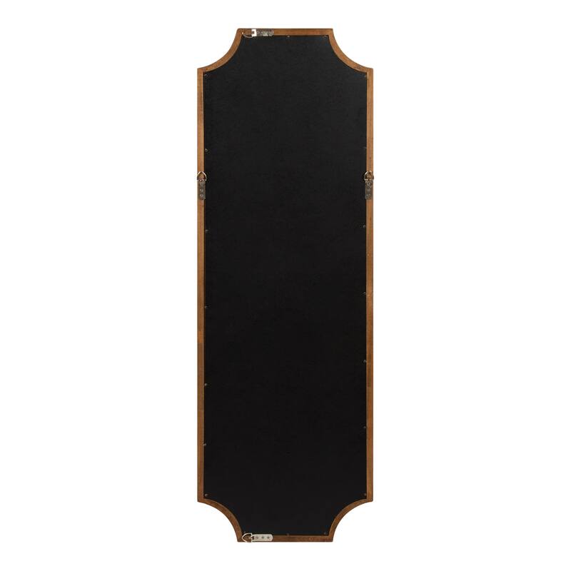 Kate and Laurel Hogan Scalloped Wood Framed Mirror