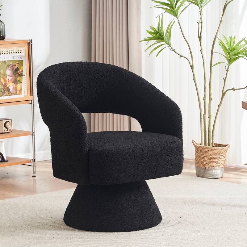 Round Barrel Chair in Fabric