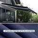 preview thumbnail 12 of 32, Outsunny 10' x 8' Electric Awning, Retractable Awning, UV Protection Sun Shade Shelter with Remote Controller