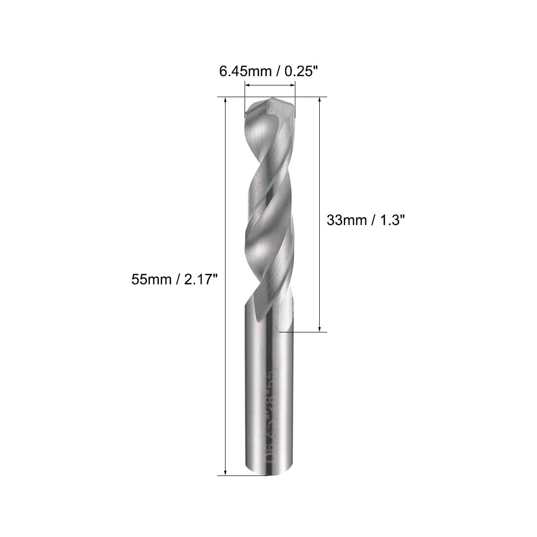 Solid Carbide Drill Bits Straight Shank for Stainless Steel Alloy