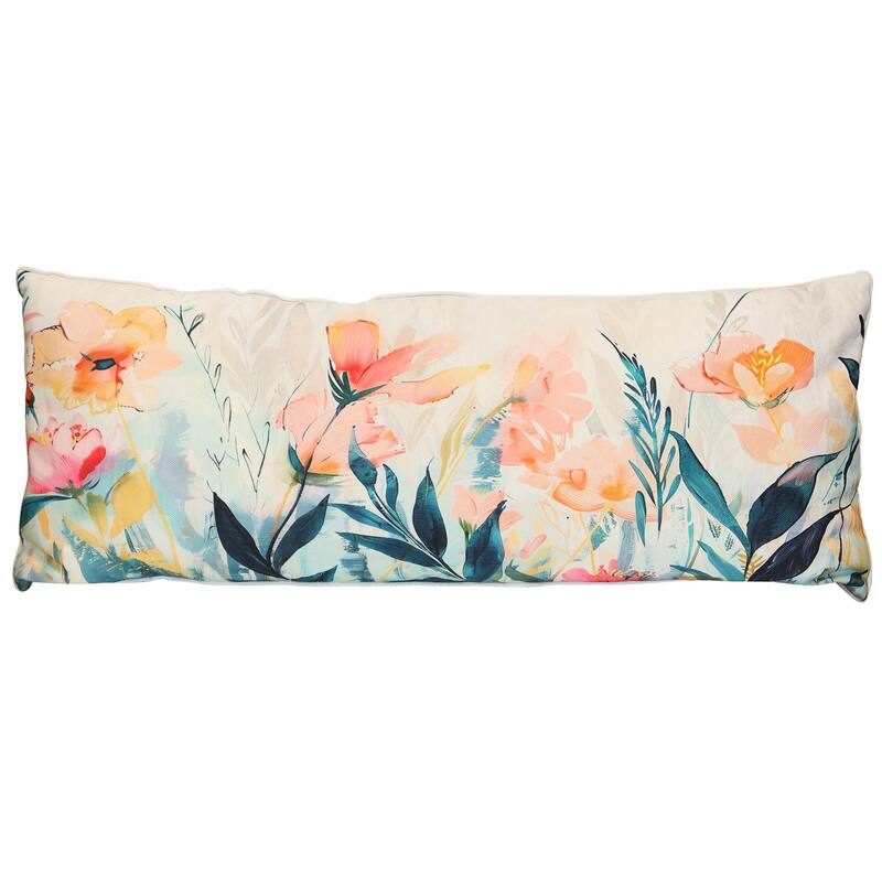 StyleCraft Tamara Day for StyleCraft Wild Petal Reverie Pillow - Multicolor - 36" x 14"