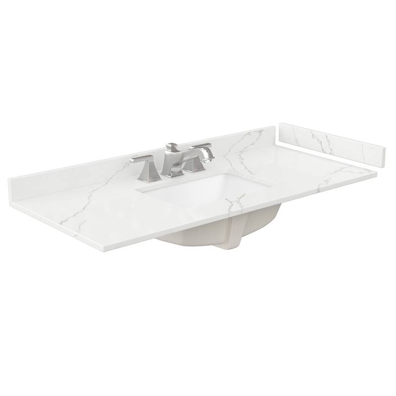 Avery 48-inch Single Vanity, Quartz Top