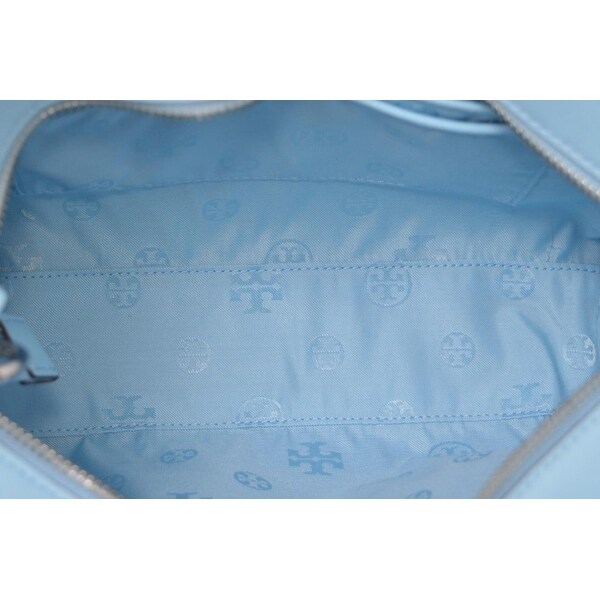 blue tote purse
