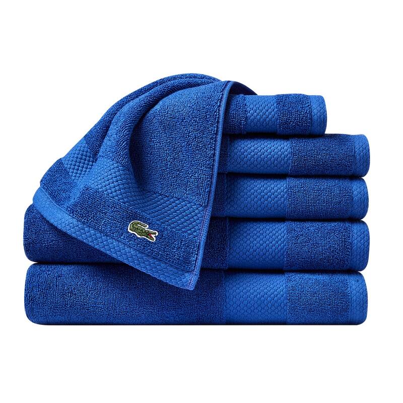 Lacoste Heritage Supima 100% Cotton 6 Piece Towel Set