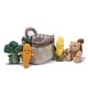 preview thumbnail 4 of 2, Lambs & Ivy Plush Veggie Basket Play Set with Interactive Stuffed Vegetable Toys