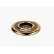 preview thumbnail 7 of 10, Alno Traditional 1-3/4 Inch Diameter Cabinet Knob Backplate with Polished Antique