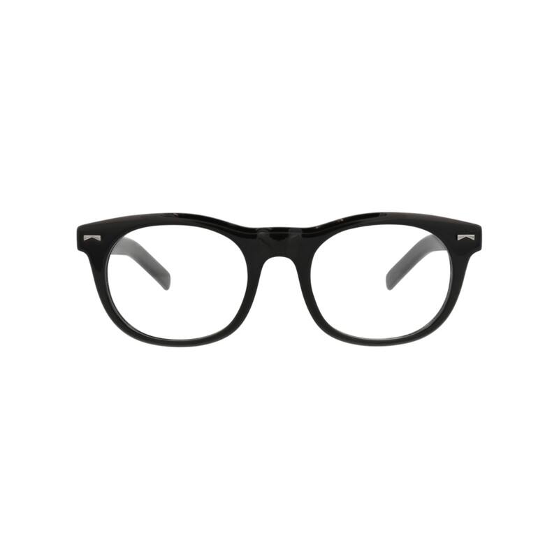 Montblanc Round-Frame Acetate Optical Frames - Black Black Transparent - Black