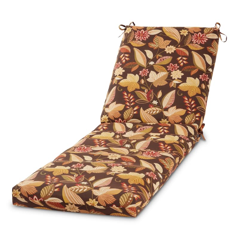 Greendale Home Fashions Outdoor Chaise Cushion (Cushion Only) - Timberland Floral