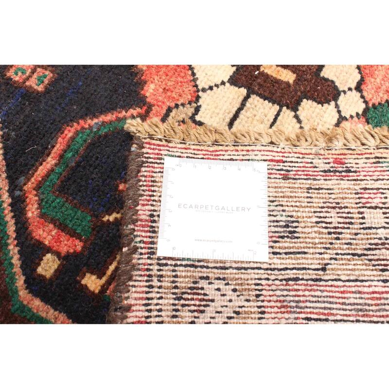 ECARPETGALLERY Hand-knotted Andelz Red Wool Rug - 3'5 x 9'8