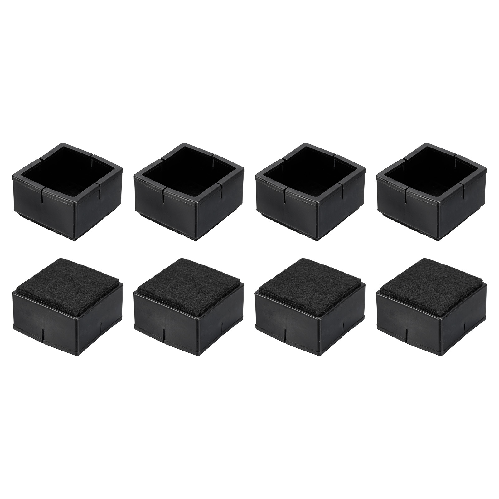Square plastic chair leg caps outlet