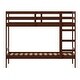 preview thumbnail 44 of 77, Walker Edison Simple Solid Wood Twin Over Twin Bunk Bed