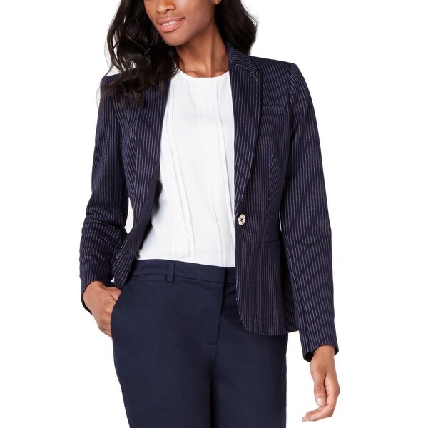 Tommy Hilfiger Women's Blazer Midnight Blue Size 14 Single Button. Opens flyout.