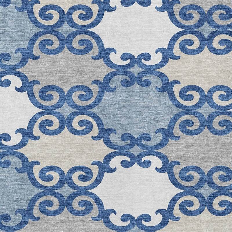 HomeRoots Trellis Transitional Rectangle Outdoor Rug