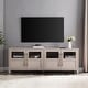 preview thumbnail 1 of 8, Holbrook Rectangular TV Stand for TV's up to 75" Alder White