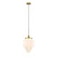 Option Brushed Brass / Matte White