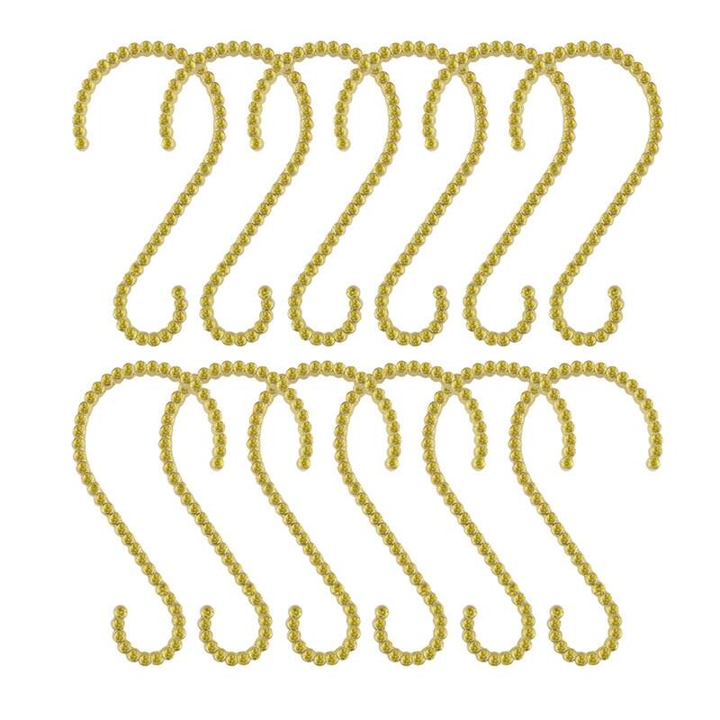 Utopia Alley Rustproof Zinc Shower Curtain Rings for Bathroom, Set of 12
