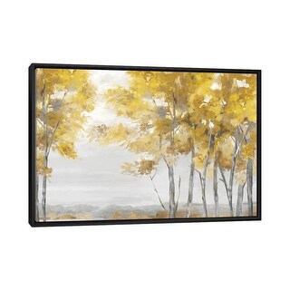 iCanvas "Selfless Yellow" by Eva Watts Framed Canvas Print - Bed Bath ...