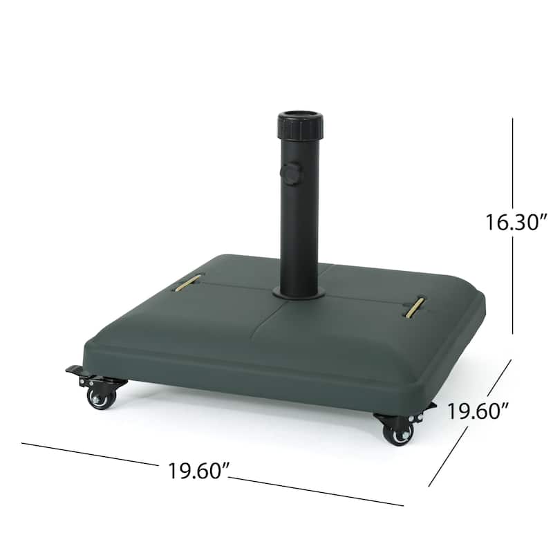 Hayward Black Steel Umbrella Base Holder by Christopher Knight Home