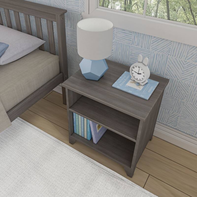 Max and Lily Nightstand with Shelf